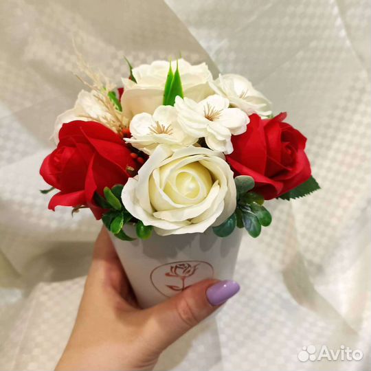 Букет из мыла
