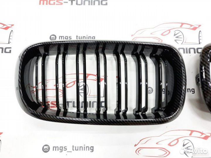 Решетка радиатора X5M на BMW X5 F15 Под карбон