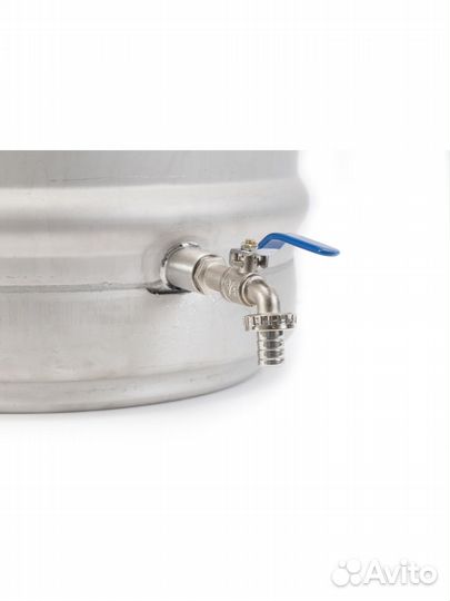 Кег 20 л с горловиной 4 дюйма, краном, крышкой