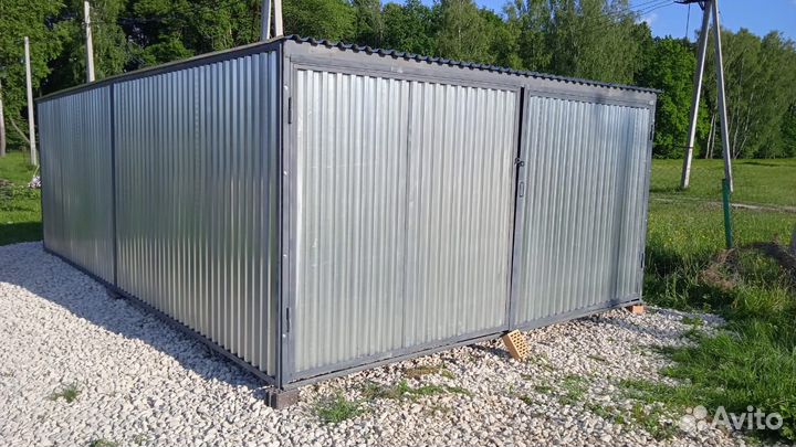 Гараж из проф.листа