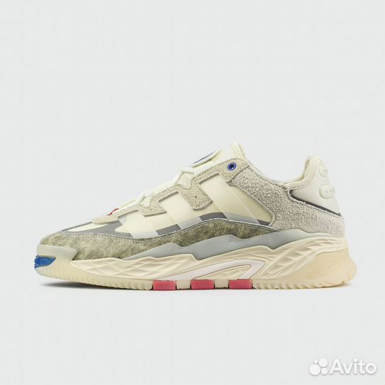 Кроссовки Adidas Niteball Grey One / Halo Ivory