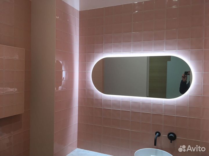 Зеркало с подсветкой капсула Donna