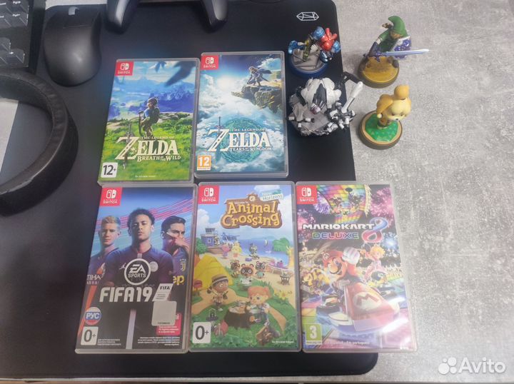 Игры и фигурки amiibo для Nintendo Switch