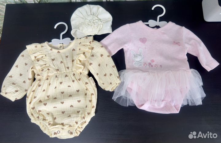 Пакет фирменных вещей mothercare на девочку 56-68р