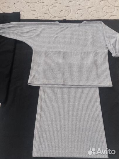 Костюм лапша юбка карандаш и кофта оверсайз