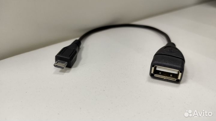 Кабель - переходник OTG microusb-Af 0,2m
