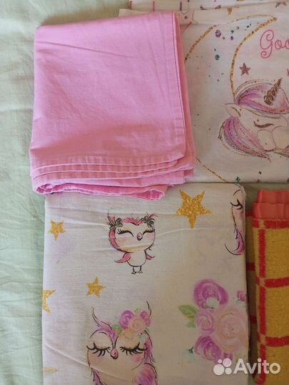 Одеяло байковое детское с пододеяльниками