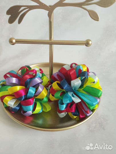 Резиночки для волос ручной работы