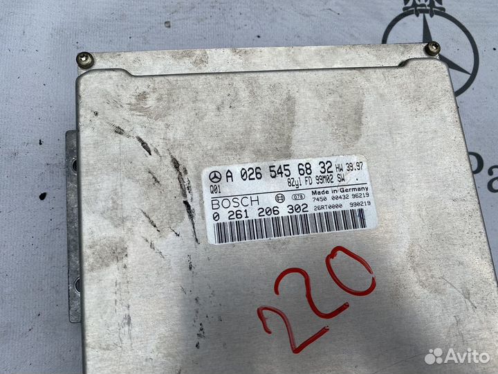 Блок управления двигателем Mercedes M113 w220