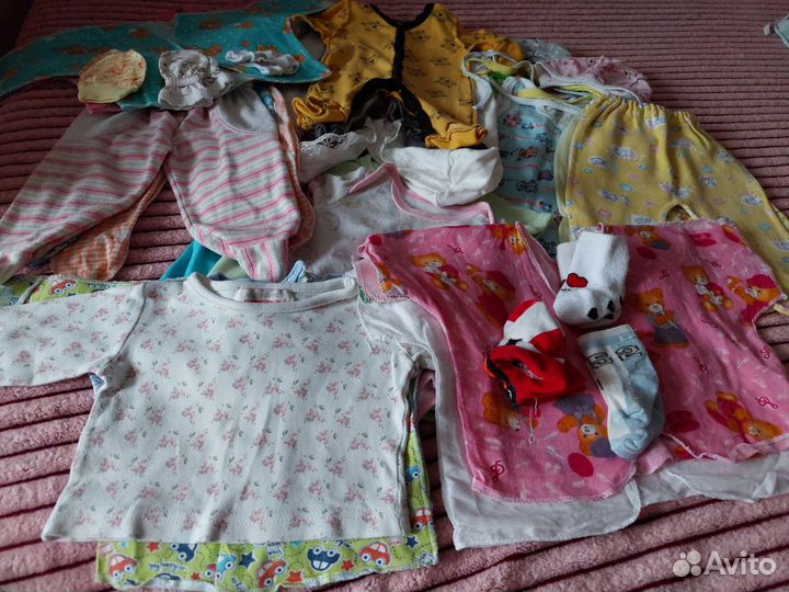 Вещи пакетом с рождения до 4х месяцев