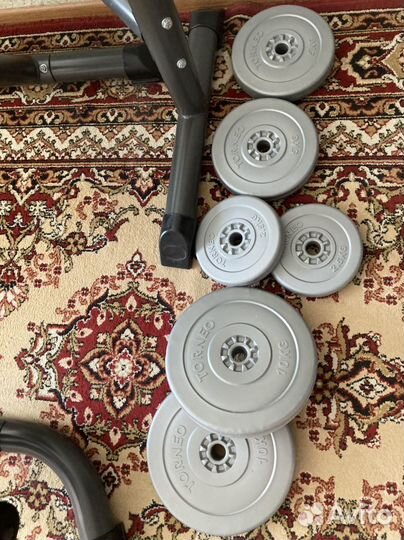 Стойка для штанги и скамья