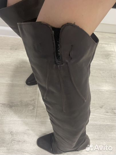 Сапоги винтаж Италия elastomere