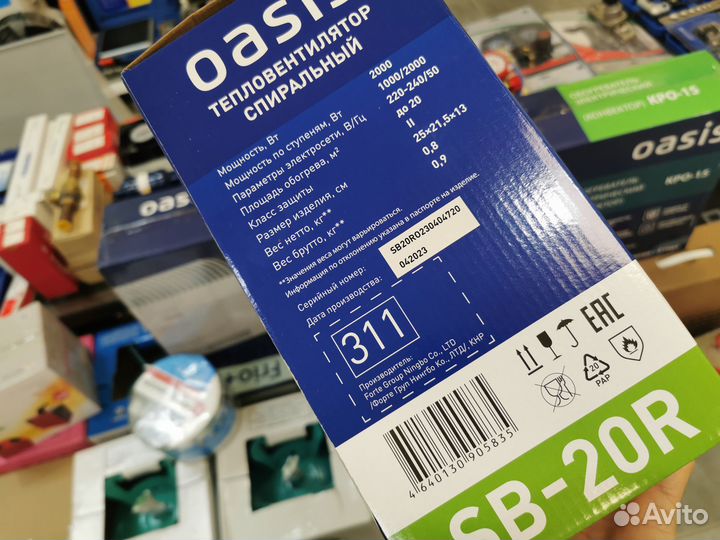 Тепловентилятор Oasis