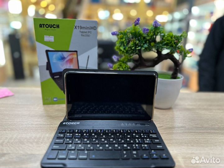 Планшет atouch x19 mini pro с клавиатурой (новый)