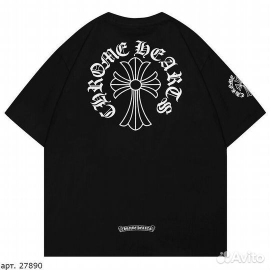Футболка Chrome Hearts Черная