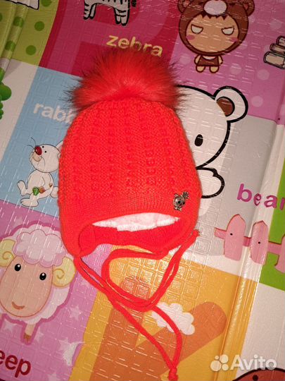 Шапка для девочки 42-44