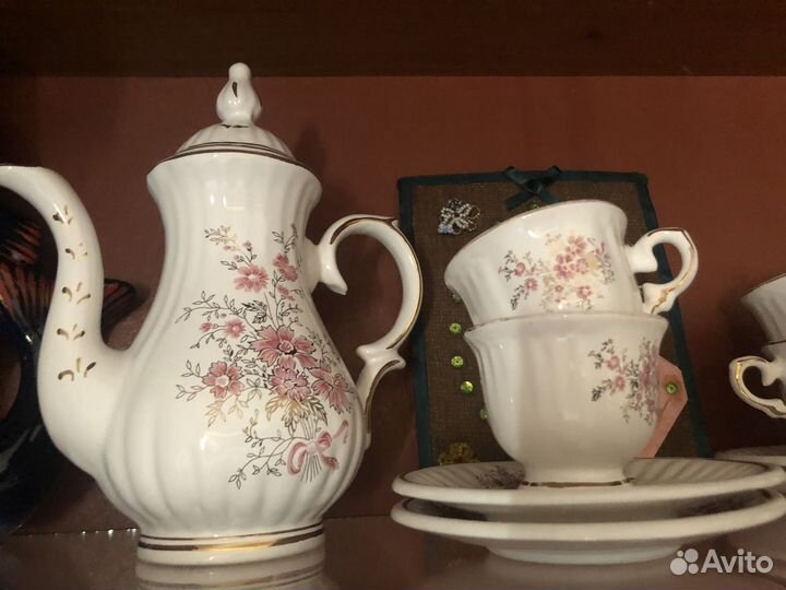 Новый Кофейный сервиз фарфор