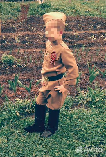 Детский военный костюм Солдата. 116-122р. Прокат