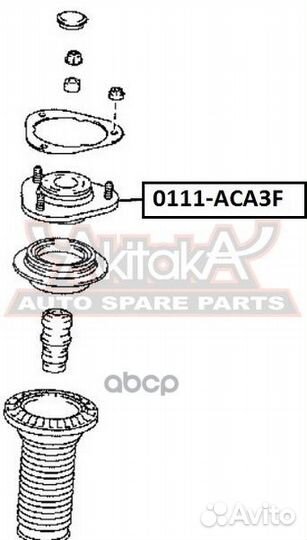 Опора амортизатора 0111-ACA3F asva