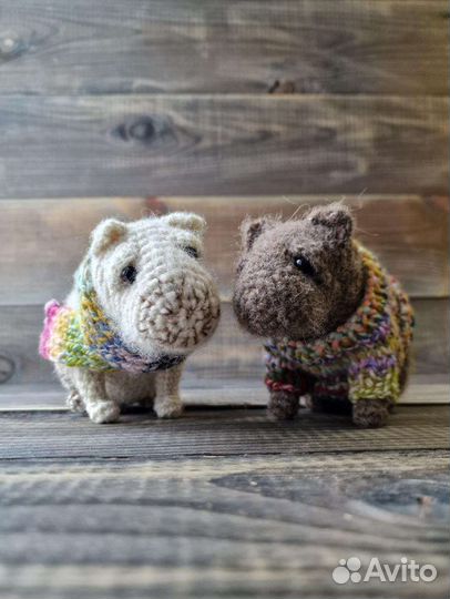 Капибара ручной вязки