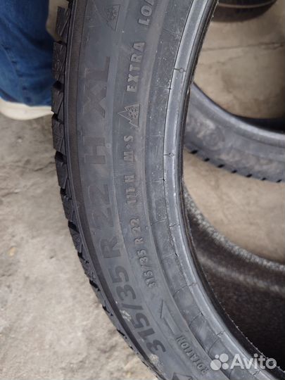 Continental ContiVikingContact 7 275/40 R22 и 315/35 R22