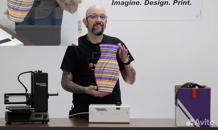 3d принтер приставка 4 цвета Mosaik Palette