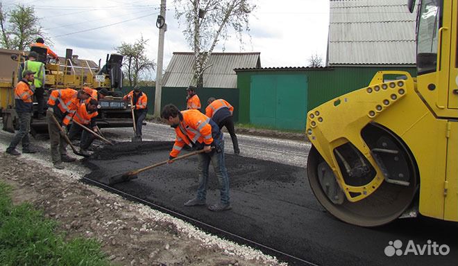 Асфальтирование дорог и территорий