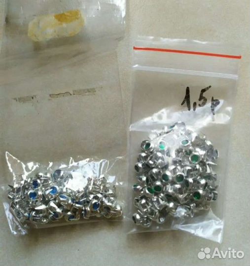 Стразы и глазики