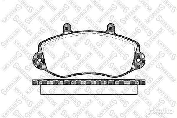 688 000-SX 677 00 колодки дисковые п Renault