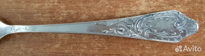 Редкая серебряная вилка 
