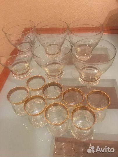 Рюмки, фужеры стекло из СССР