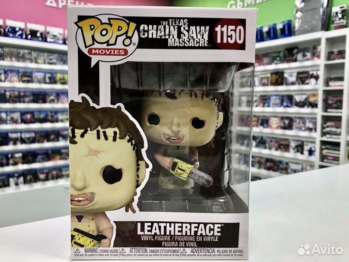 Фигурка Funko POP TCM: Leatherface #1150