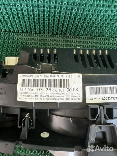 Щиток приборов на мерседес w212