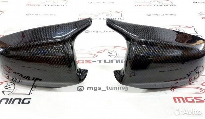 Крышки зеркал BMW M7 F01/F02 карбон (Дорест)