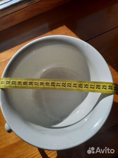 Ночная ваза, горшок фаянс, керамика СССР