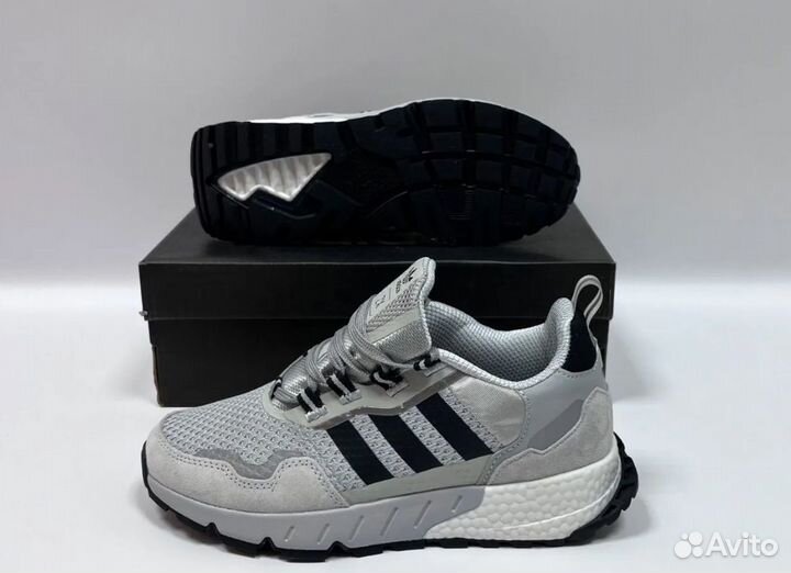 Kpосcовки мужские Аdidas zx 1000 boost серые