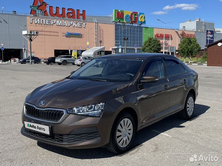 Skoda Rapid 1.6 AT, 2021, 77 492 км