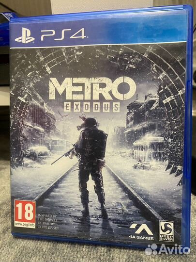 Игра для приставки PS4 metro exodus