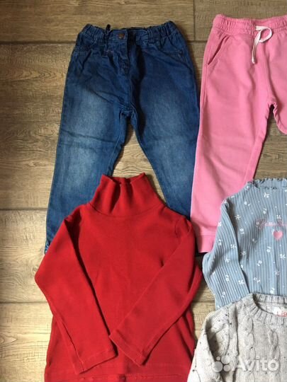 Вещи пакетом на девочку 98