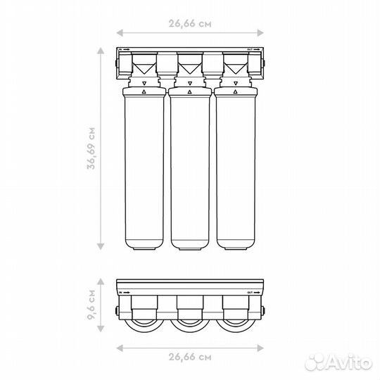 Фильтр для воды под мойку под ключ