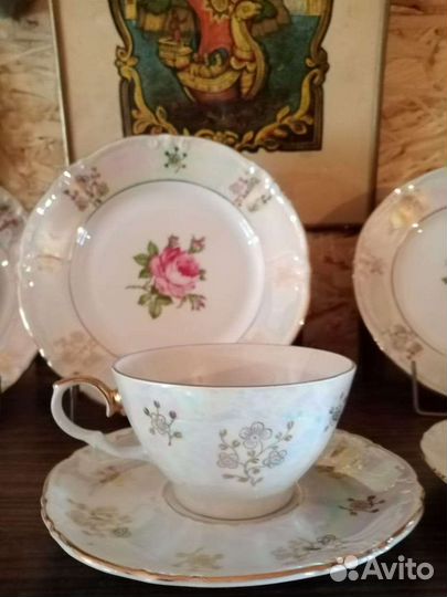 Чайные пары ГДР Роза времен СССР