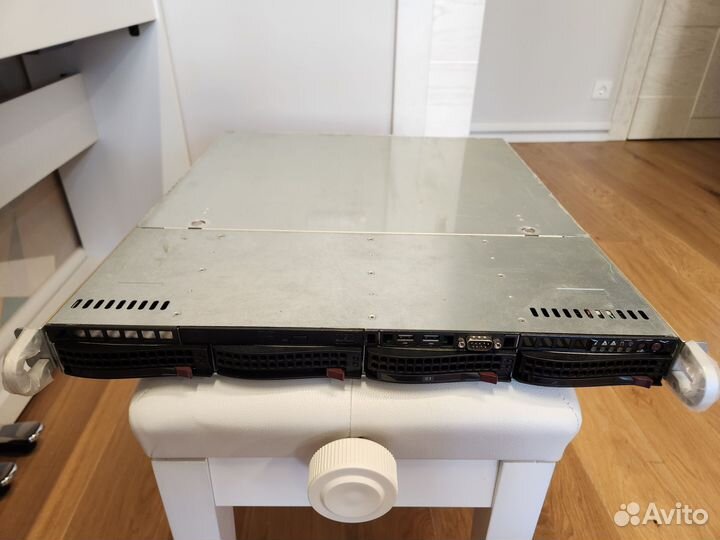 Сервер Supermicro 2*E5-2470v2, 48gb, dvd, no hdd