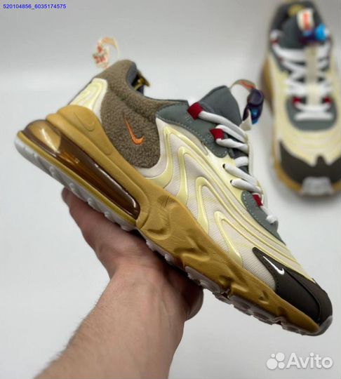 Кроссовки Nike Air Max 270 React Travis Scott (Арт