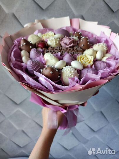 Клубника в шоколаде букеты, съедобные букеты