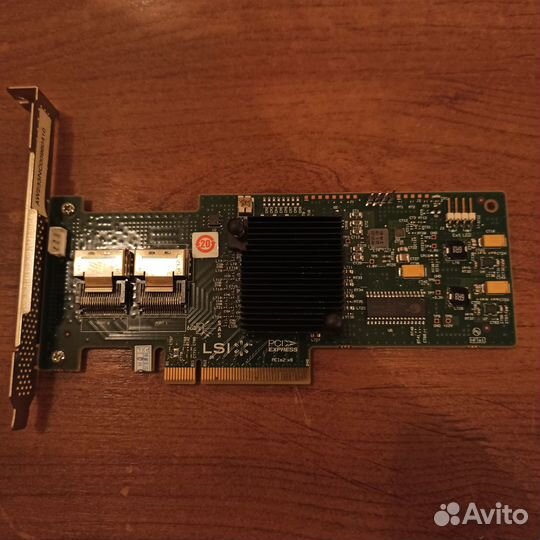 SAS raid контроллер LSI megaraid SAS 9240-8i HBA