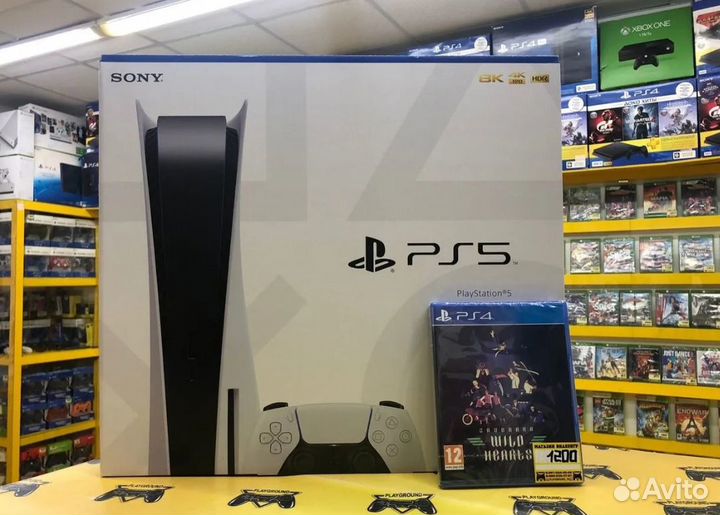PS5 Новая 3-Ревизия + Sayonara Wild Hearts PS4