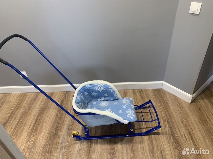 Детские санки с колесами