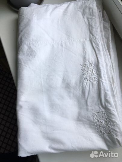 Пододеяльники бу СССР с вышивкой, решилье, простые