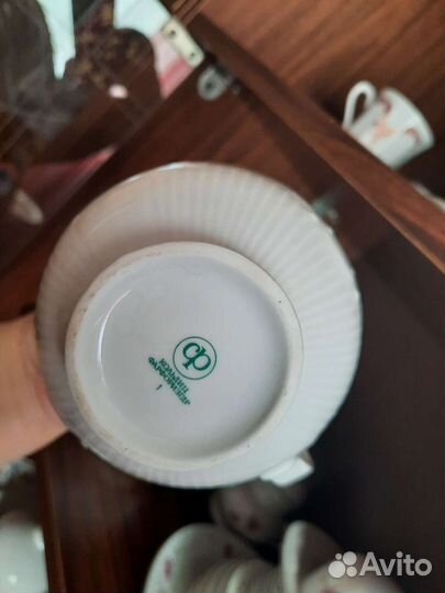 Фарфоровый чайный сервиз ГДР