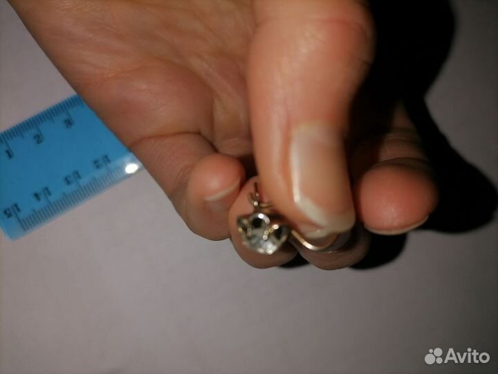 Серьги серебряные СССР